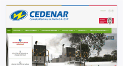 Desktop Screenshot of cedenar.com.co