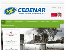 Tablet Screenshot of cedenar.com.co